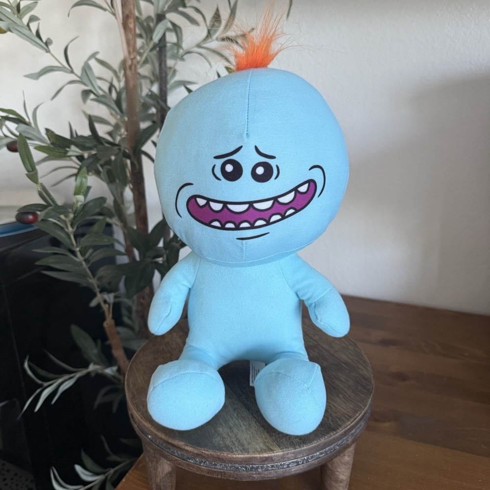 Rick and Morty Adult Swim Officially Licensed Toy Factory Mr. Meeseeks 10" Plush